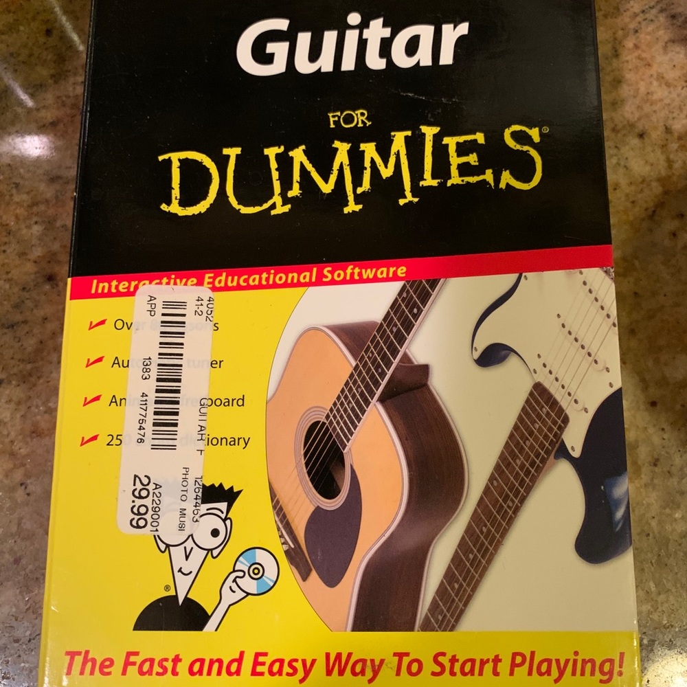 GUITAR FOR DUMMIES EDUCATIONAL CD.